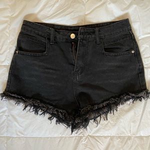 Shein high waisted jean shorts